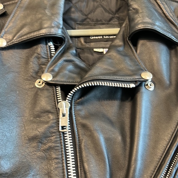 Leather Motorcycle Jacket - Picture 4 of 6